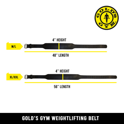 Gold?S Gym Black Weightlifting Belt, Extra Large